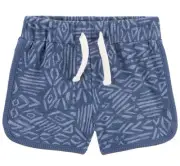 Carter's Baby Tribal Print Pull-On Waffle Knit Shorts (Blue) - Size 3 Months