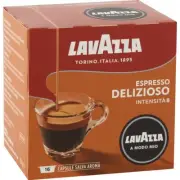 Lavazza Delizioso Espresso Coffee Pods Capsules 16 Pack