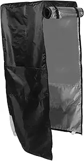 Abaodam Upright Refrigerator Cover Fridge Cover Upright Appliance Cover Refrigerator Cover Guard Refrigerator Cover Protector Fridge Protective Cover Fridge Protector Oxford Cloth Black