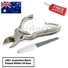 Toe Ingrown Clipper Ring Barrel Lock Cutter, Podiatry Chiropody Nail Filer
