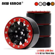 1/10 1.9 Beadlock Wheels Rims for RC Car MST jimny TRX4 RC4WD AXI03007 D110 F350