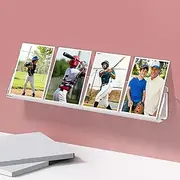 AwObEpl 2 Pcs Sports Card Display Stand Acrylic Trading Card Stand Card Display Shelf Multifunctional Baseball Card Stand for Wall Compartment Store Counter