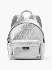 Sam Icon Quilted Satin Small Backpack