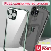 iPhone 11 PRO MAX 7 8 Plus X XS XR MAX Ultra Slim Clear Case Camera Protector
