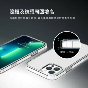 Just Mobile iPhone 13 Pro Max 6.7TENC Air 氣墊抗摔手機殼-保護殼 透明 強強滾