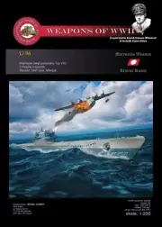 Card Paper Model Kit MODEL HOBBY Submarine U-boot U-441 free laser frames