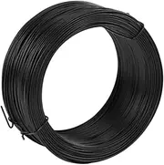 Flexible PVC Glue Coated Wire Black Binding Iron Wire for and Craft Projects
