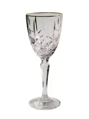 Marquis by Waterford Chelsea Gold 7oz Wine Glass Crystal Stemware