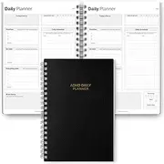 ADHD Daily Planner for Neurodivergent Adults - Productivity Daily Planner & Task Management to Stay Organized and Focused - A5