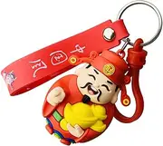 [TINEASUR] of Wealth Pendant Keychain Backpack Key Ring Ornament for Handbag Unique Pendant Keychain Charm