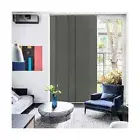 GoDear Design Shimmering Adjustable Sliding Panel Track Blinds, Vertical Wind...
