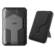 UAG Rugged Wireless Power Bank 10k mAh + Stand - Black/Grey (9B4411114030),20W USB-C, 10W Wireless, MagSafe compatible, Charge