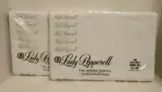 Vtg Lady Pepperell Sheet Double Flat Sheet White Percale 100% Cotton Lot of 2