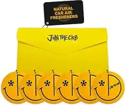 Join The Club Classic Hanging Air Freshener, Small Spaces Air Freshener for Car, Home, Office, Kitchen, Bathroom for Fresh, Clean & Elegant Fragrance to Breeze Any Space, Pack of 6, English Pear Scent