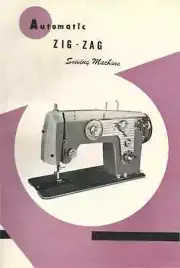 Dressmaker Model Dom-B Automatic Zig Zag Sewing Machine Manual Instructions