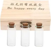 BESPORTBLE Fetal Hair Umbilical Cord Preservation Box Keepsake Storage for First Hair Teeth and Decorative Organizer Meaningful Souvenir for Boys