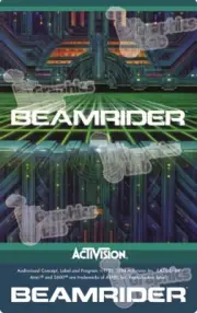 Replacement Game Cartridge Label - Beamrider for Atari 2600