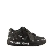 [Off-white] Off-white Out Of Office Leather Sneakers 44 IT BLACK