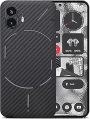 Ultra Thin and Lightweight Aramid Carbon Fiber Case for Nothing Phone 2 (Black)