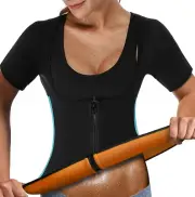 NonEcho Women Sauna Body Shaper Sweat Suit Sleeve Spa Cami Hot Neoprene Slimming