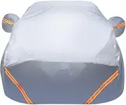 Car Cover for Mini Cooper Convertible, Waterproof Car Covers Oxford Custom Snow Rain UV Scratch Full Protection Indoor Outdoor Car Tarpaulin UE-MAOLU(Silver)