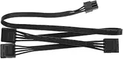 Create idea Module Wire 6 Pin to 3 x 4 Pin Hard Drive Cable Hard Drive Module Cable Molex Connector Compatible with Evga Supernova G1 Supernova 1000PS Supernova G1