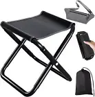 Camping Stool,Portable Folding Stool,Lightweight Collapsible Small Seat Chair wi