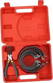 SWOOMEY 1 Set Piston Ring Compressor Tool Set for Car Engines with Pliers Ergonomic Handle Wide Range Portable Toolbox for Trucks and Automobiles