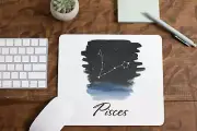 Pisces Zodiac Sign Horoscope Mouse Pad for Computer Office Gaming Desk Non-Slip