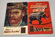 Ripley's Believe It or Not Phone Card Lot (2) Vincent van Gogh Elephant