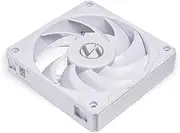 LIAN LI P28120 120mm 4.72" x 4.72" x 4.72" Fluid Dynamic Bearing UNI Fan, 3-Pack, White, Silent, Normal, Performance Modes, Daisy-Chainable, Desktop, Server