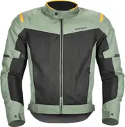 Acerbis Ramsey Vented 2.0, textile jacket , color: Light Green/Dark Grey/Yellow , size: M