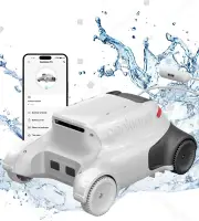 Genkinno Pool Vacuum Robot, P2 Pool Robot, Cordless Robotic Pool Cleaner for Ing