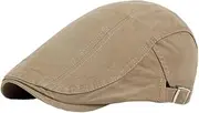 [WITHMOONS] Twill Cotton Newsboy Cap Flat Cap Ivy Golf Cabbie Hat YZ30139