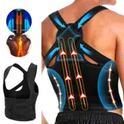Posture Corrector Adjustable Back Brace Shoulder Clavicle Support Belt Men Women