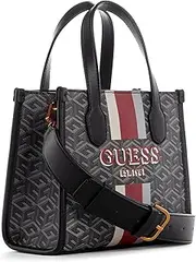 [GUESS] Borsa mano/tracolla Silvana mini tote 2 comparti stone logo BS23GU129 SC866577