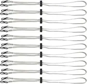 10 Pack Mask Lanyards Adjustable Neck Cord Holders Anti-slip Hooks for Masks Silver Grey for Outdoor Activities