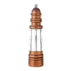 Salt and Pepper Grinder Set Manual Salt and Pepper Mill Wooden Spice Grinder