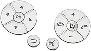 Vuzmode Button Sticker Car Steering Wheel Button Switch Trim Cover, for Mercedes, for Benz, for E Class W212 2010 2011 2012 Pre-Facelift Steering Wheel Control Switch Buttons(Silver)