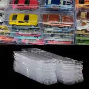 For 1:64 Scale Clear Model Toy Car Display Box Show Storage Case Dustproof 1-100
