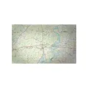 Betsy Drake 30 x 50 in. Logan Martin Lake AL Nautical Map Door Mat