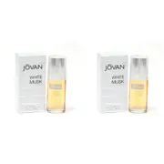 2PK Jovan White Musk EDC Eau de Cologne Fragrance Perfume Spray For Men 88ml