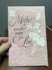 Vintage American Greetings Easter Card Unused No Envelope 1983 Prototype Mother