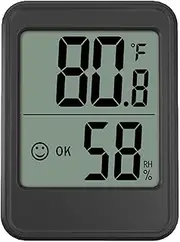 Digital Hygrometer - Digital Thermometer | Humidity Meter for Home | Hygrometers with Temperatture and Humidities | Large LCD Display Room Thermometers for Houses, Indoor