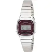 Casio Women's Quartz Digital Watch LA-670WA-4DF - Retro Silver-Tone Design with