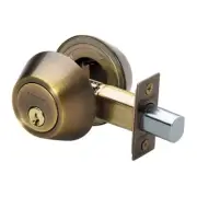 Master Lock Grd 3 Double Cylinder Deadbolt KW1 AB