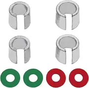 2 Pair Anderson Style Car Battery Terminal Sleeves Adapter for Positive & Negative Post Change Battery Size to Applicable Dimensions Plug Connectors 50 AMP DC Power Tool