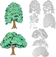 Layered Trees Cutting Dies for DIY Scrapbooking Metal Layering Trees Die Cuts Embossing Stencils Template for Paper Card Making Decoration Album Craft Decor