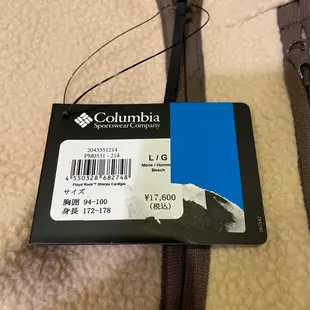 Columbia 哥倫比亞 黑標 日本限定支線 男女卡其奶茶色絨毛刷毛開襟衫外套 軍裝工裝城市戶外機能穿搭百搭基本款 L