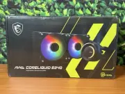 -NEW & IN HAND- MSi MAG CoreLiquid E240 Black AIO Liquid Cooler ARGB